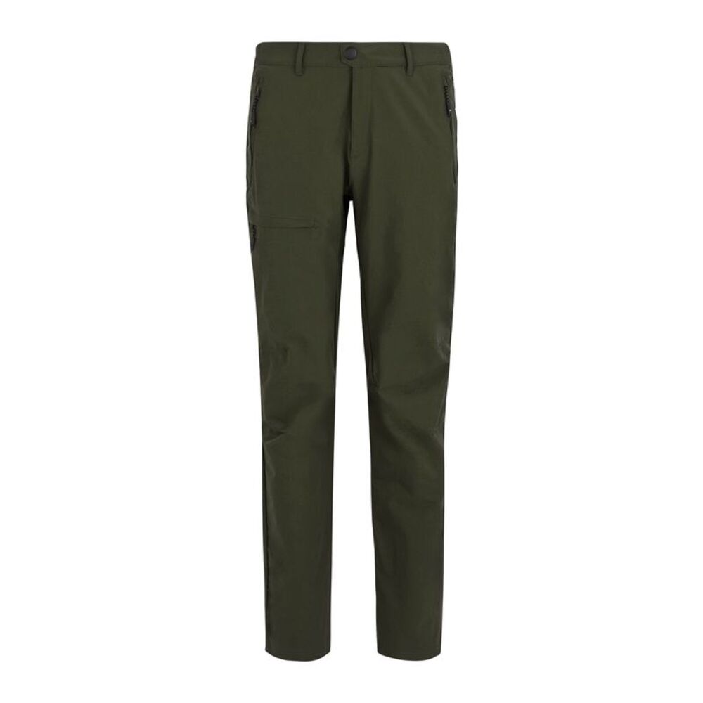 Regatta Mens Highton II Logo Pants / Dark Khaki